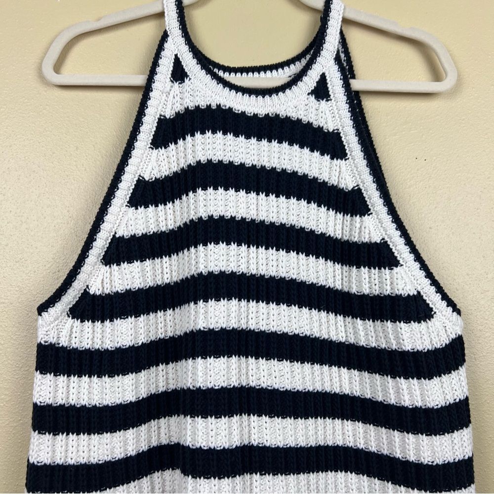 NWT A new day Top Knit Tank Sweater Black White Size XXL - Picture 2 of 7